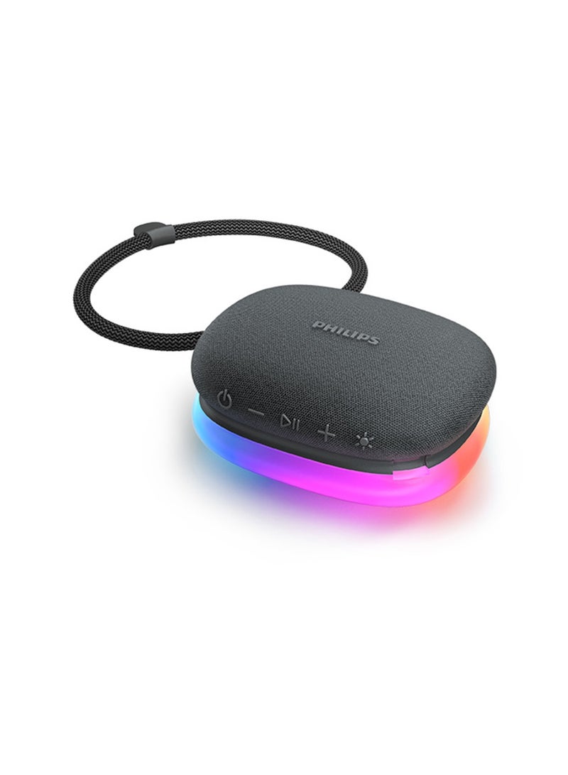 Philips TAS2307 Portable Bluetooth Speaker | Punchy Bass, Sleek Black Design, Waterproof, Long Battery Life | Travel & Outdoor Companion Black - Image 1