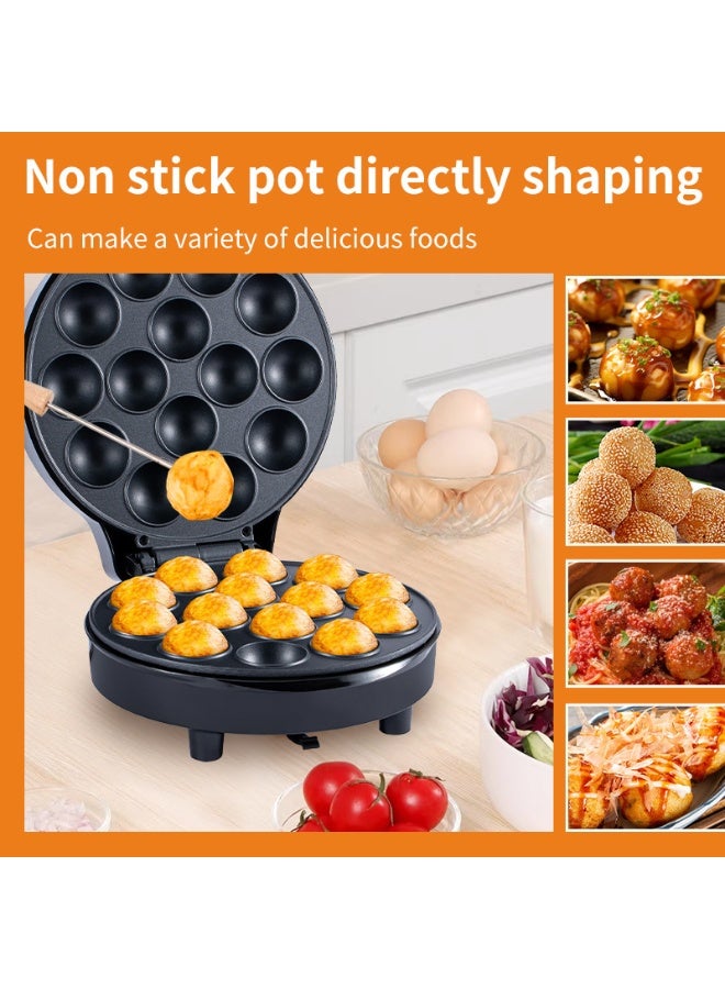 سوكاني صانع الكعك البوب ، صانع كرة الأخطبوط-يصنع 14 كعك البوب ، طلاء غير لاصق ومؤشر LED ، مثالي لحفلات عيد الميلاد والعطلات 750W sk-08011 - Image 5