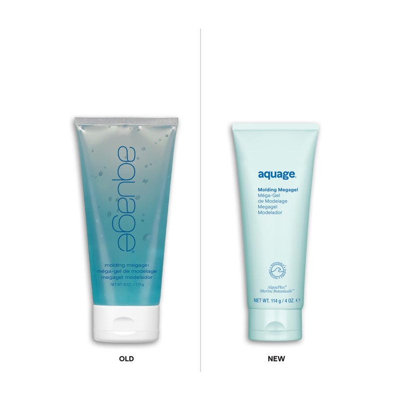 Aquage Molding Megagel â€“ Professional Firm-Hold Styling Gel for Wet Looks, Sculpted Blowouts & High-Gloss Finish â€“ Lightweight, Non-Flaking, Humidity-Resistant Hair Gel for All Hair Types - 4 oz - Image 2