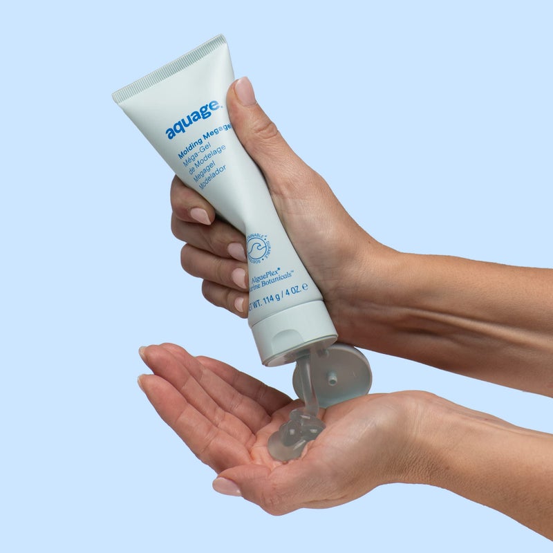 Aquage Molding Megagel â€“ Professional Firm-Hold Styling Gel for Wet Looks, Sculpted Blowouts & High-Gloss Finish â€“ Lightweight, Non-Flaking, Humidity-Resistant Hair Gel for All Hair Types - 4 oz - Image 5