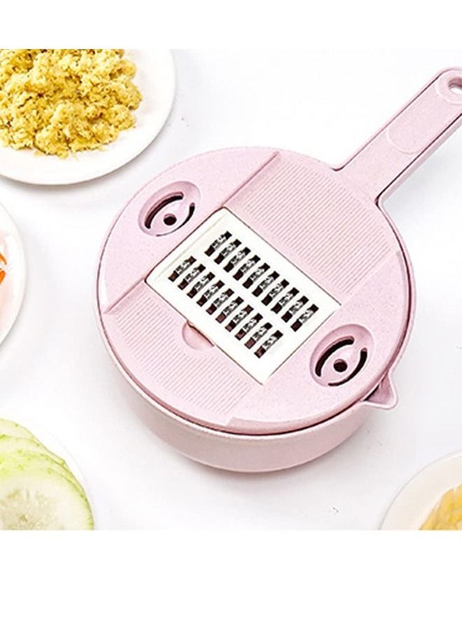 Generic - Cheese Grater Handheld Veggie Grater Multifunction Vegetable Coarse Grater Shredder Food Grater Vegetable Cutter with Draining Basket Wash Basket Kitchen Gadgets Handheld Grater - Image 1