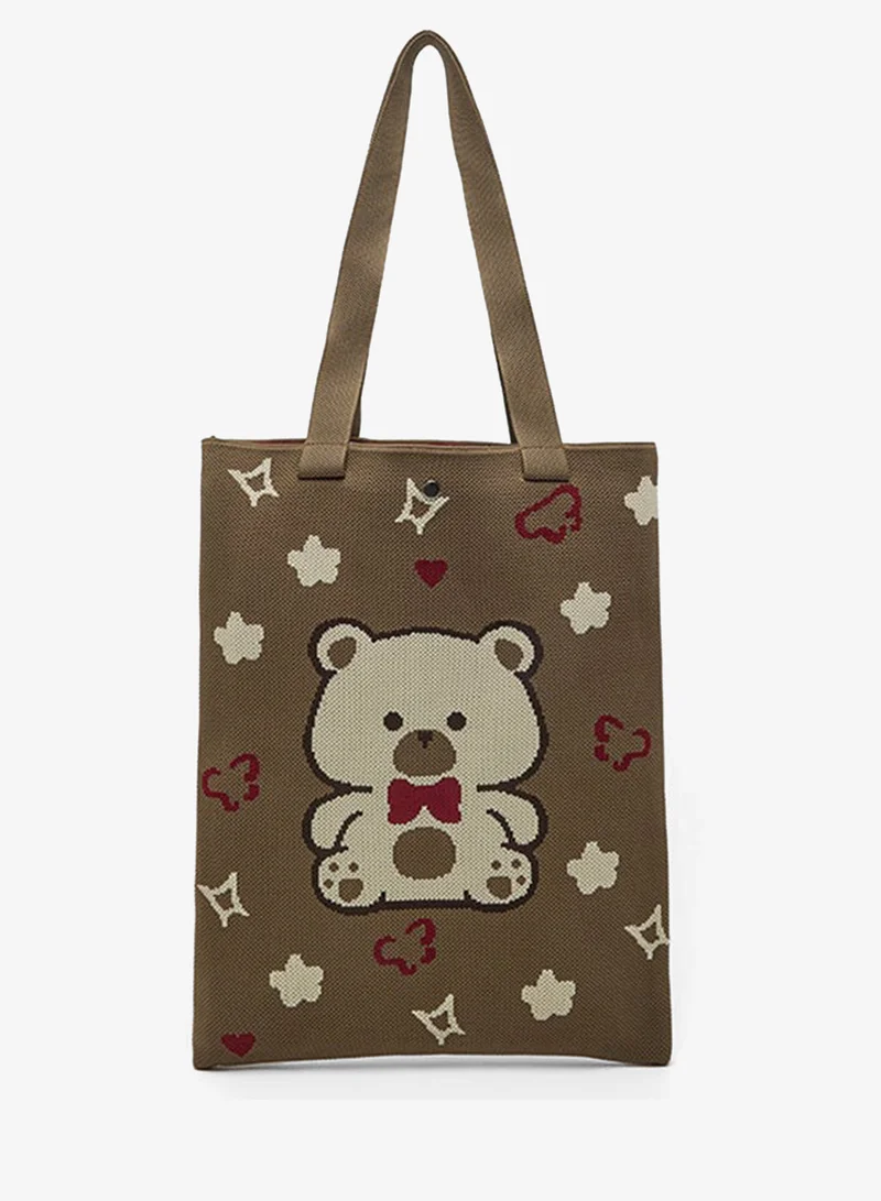 أر أند بي Patterned Shoulder Bag