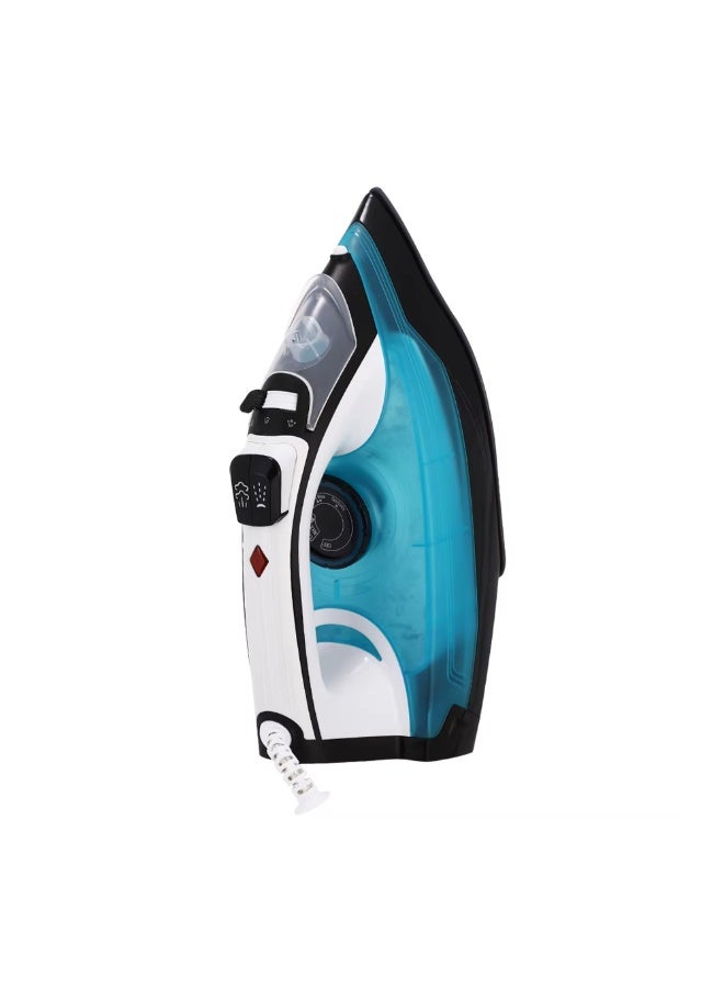 ويننج ستار مكواة بخار احترافية للملابس ST-428 | قدرة 2000–2300 واط، قاعدة سيراميك، تحكم قابل للتعديل في البخار، مضادة للتسرب وبخار عمودي - Image 1