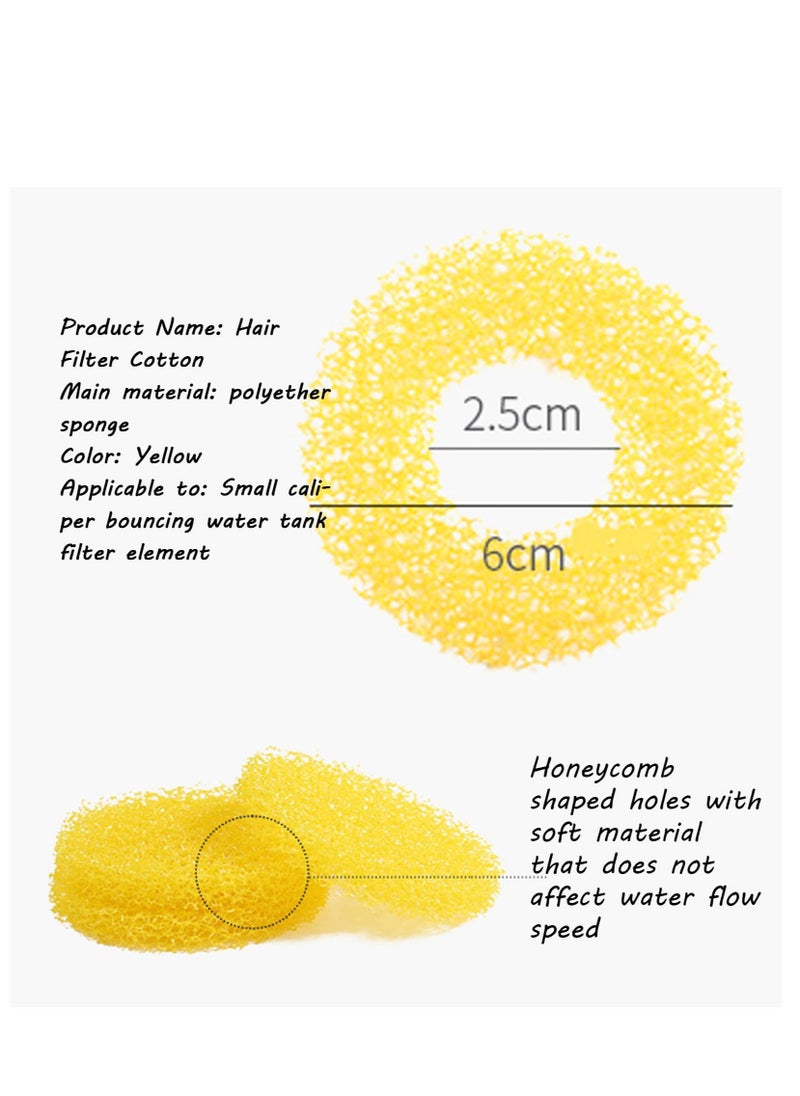 Excefore - Small Caliper pop up Sink Drainage Spring Filters, 48 Pcs Disposable Shower Drain Hair Catcher, Shower Mesh Shape Drain Plug Filter, for bathrooms, bathtubs (32 Small Diameter Filter Screen) - Image 1