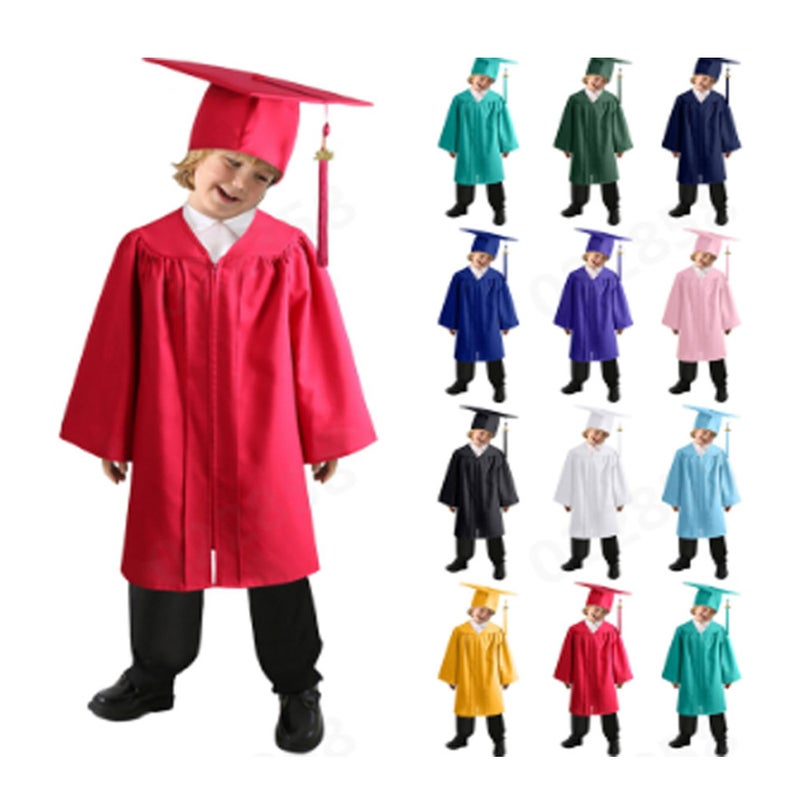 New Children'S Doctor'S Clothing, Scholar'S Clothing, Doctor'S Cap, Primary And Secondary School Graduation Robe, Graduation Dress, Shooting A Generation Of Hair - Image 2