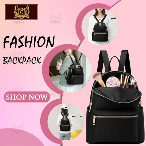 CLASSIC SMUGGLER Backpack Bags for Women/Girls Stylish Shoulder Handbag Office Travel College Daily-Use Convertible 13 Inch Laptop Backpacks Corporate (Black) - Image 4