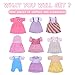 MLcnleS 12 Inch Baby Doll Clothing Girls Baby Dolls Clothing Include 2 underw 1 Plate 1 Fork 1 Spoon 2 Bowls and 1 Pacifier Accessories Gifts for 3 Year Old Girl - Image 4