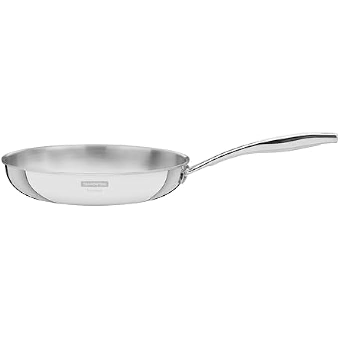 TRAMONTINA Grano Frying Pan Stainless Steel For Induction Electric Gas And Ceramic Glass Hobs Cookware Kitchen 26 Cm 22 Litres 62155260 - Image 1