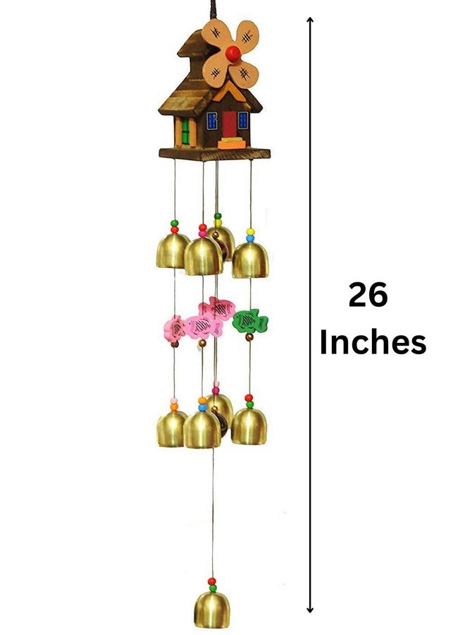 MOOZ Fengshui Wind Chimes for Home | Positive Energy & Vastu Protection | Hanging Decorative Items for Balcony, Entrance & Living Room | Indoor Outdoor Wind Bells | Good Luck & Spiritual Gift - Image 4