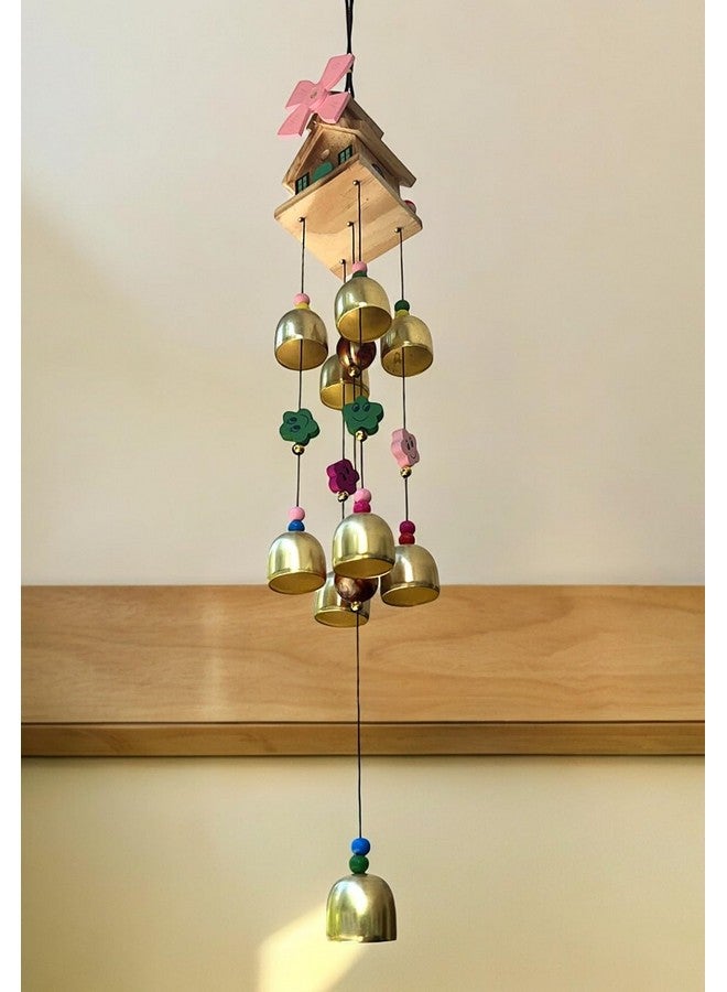 MOOZ Fengshui Wind Chimes for Home | Positive Energy & Vastu Protection | Hanging Decorative Items for Balcony, Entrance & Living Room | Indoor Outdoor Wind Bells | Good Luck & Spiritual Gift - Image 2