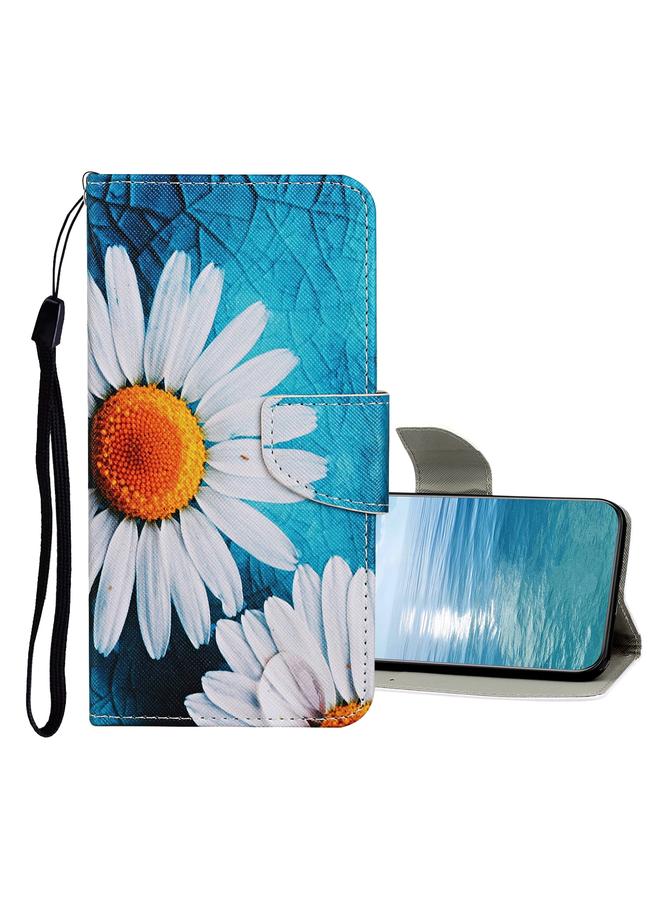 اس-توب جراب لهاتف Samsung Galaxy A23 5G بنمط رسم ملون من الجلد القابل للطي - Image 1