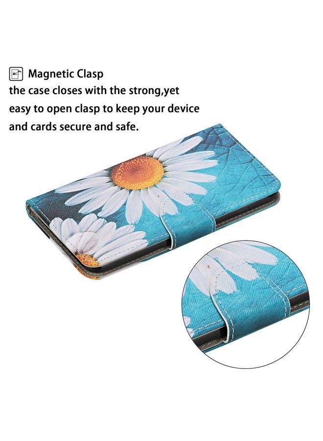 اس-توب جراب لهاتف Samsung Galaxy A23 5G بنمط رسم ملون من الجلد القابل للطي - Image 4