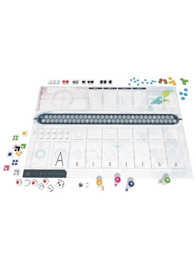 Space Cowboys TIME Stories Board Game - Journey Through Time and Space to Save Reality! Adventure Game, Cooperative Strategy Game for Kids & Adults, Ages 12+, 2-4 Players, 90 Min Playtime, Made by Space Cowboys - Image 3