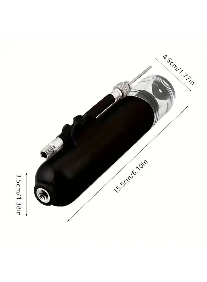 4Pcs Multifunctional Portable Handheld Air Pump Red For Bikes Basketball Soccer Manual Inflation Device With Hose Ergonomic Handle Outdoor Sports Equipment - Image 2