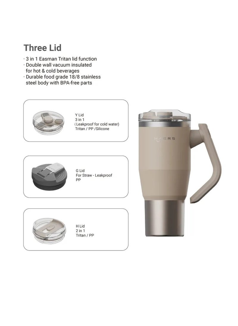 Stanley - Stanley Insulated Tumbler with Rotatable Handle and 3-in-1 Sliding Lid - Stainless Steel Travel Mug 950 MLB - Image 1