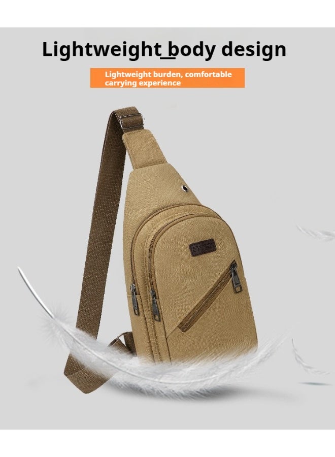 ويكسر حقيبة كتف قماشية مضادة للسرقة للرجال والنساء، حقيبة كتف رياضية مضادة للسرقة، حقيبة صدر مقاومة للماء، حقيبة دراجة نارية، حقيبة ظهر مع حزام كتف قابل للتعديل 30*6*16 سم - Image 4