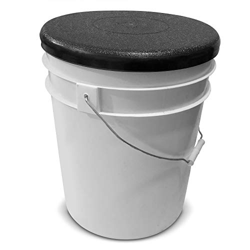 BUCKET PROS Black Bucket Lid Seat for 5 gallon bucket by Bucket Lidz - Image 3