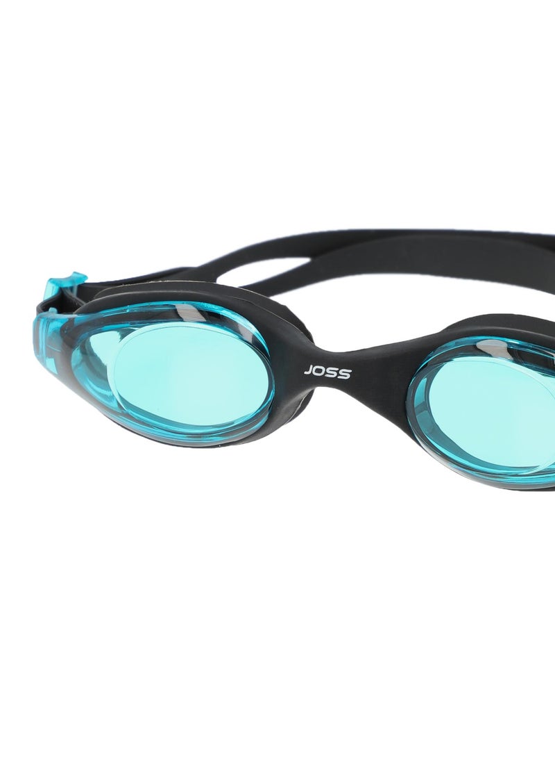 Joss Triton Adult Swimming Goggles – Black/Blue, One Size, Anti-Fog, UV Protection, Adjustable Strap for Secure Fit, Ideal for Pool and Open Water Swimming - Image 3