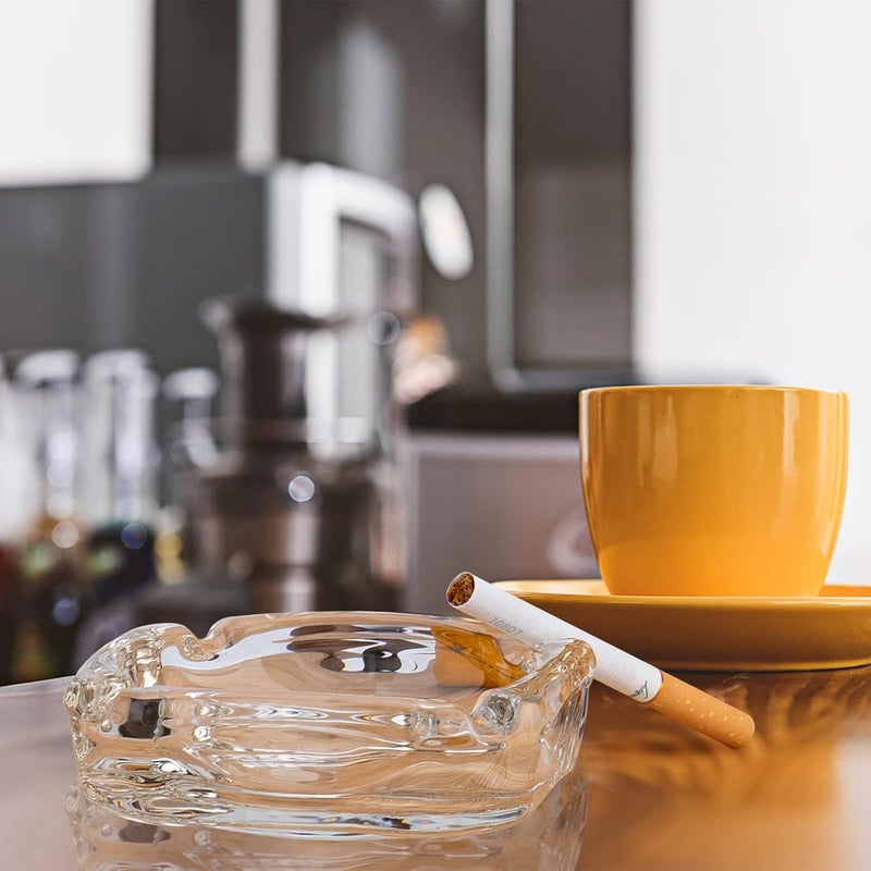 ZKKD Glass Ashtray, Home Ashtrays, Cool Ashtrays Cute Ashtray Square Transparent - Image 5