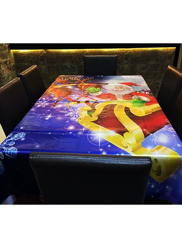 general christmas tablecloth satin 100*140 - Image 1