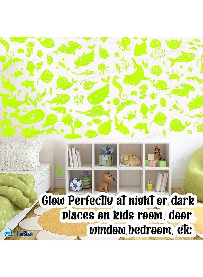 فنبلاست مجموعة ملصقات FunBlast المائية - مجموعة من قطعتين من الملصقات المضيئة في الظلام للأطفال، ملصقات ثلاثية الأبعاد للبنات، ملصقات جمالية، ملصقات لطيفة، ملصقات ذاتية اللصق للأعمال اليدوية اليومية - Image 5