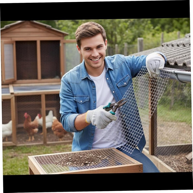 Galvanized Steel Wire Mesh 1 3cm Aperture Hardware Cloth For Chicken Coop Garden Fence Rodent Control - Image 4