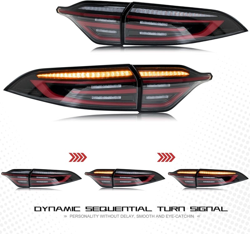 inginuity time LED Tail Lights & Center Lamp for Toyota Corolla 2020-2024 E210 12th Gen Sedan - Image 3