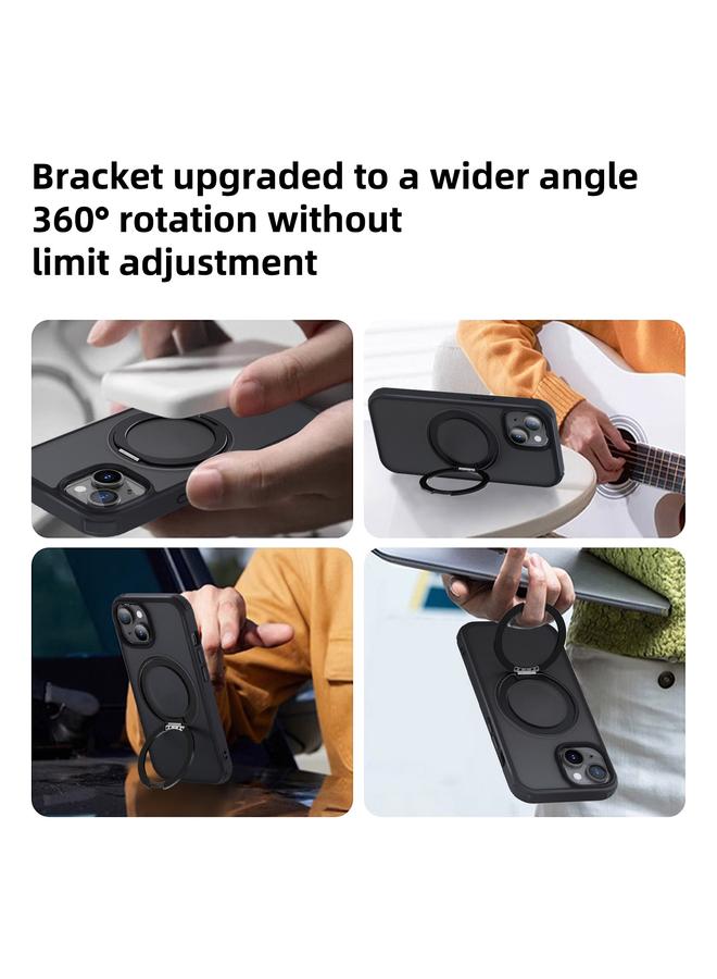 زبون جراب لهاتف iPhone 13 MagSafe Holder PC جراب هاتف هجين من مادة TPU - Image 4