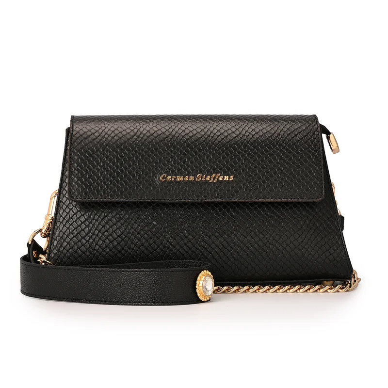 Carmen Steffens  Crossbody Bag Minimal Black for Women | Best Price UAE