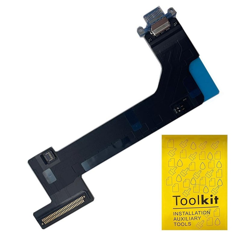 TPhaelay Dock Connector Replacement Compatible with iPad 10 10th Generation 2022 A2757 A2777 10.9 inch Charging Port Replacement Assembly Flex Cable(Blue,Cellular Version) - Image 1