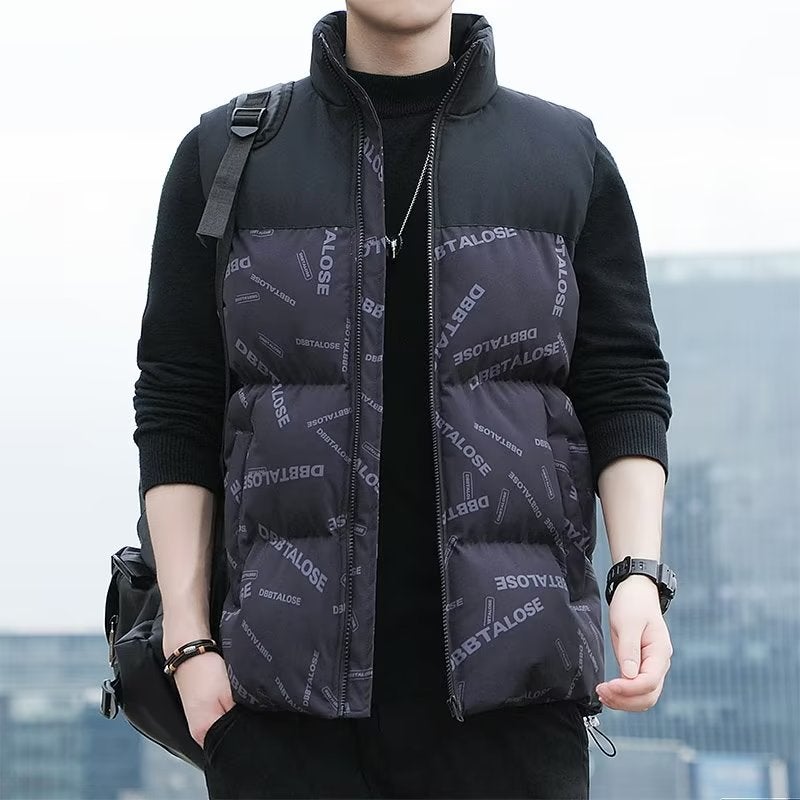 Down Cotton Men'S Vest Camouflage Winter Jacket Trendy Loose Versatile Cotton Coat Thick Warm Couple Outerwear - Image 2