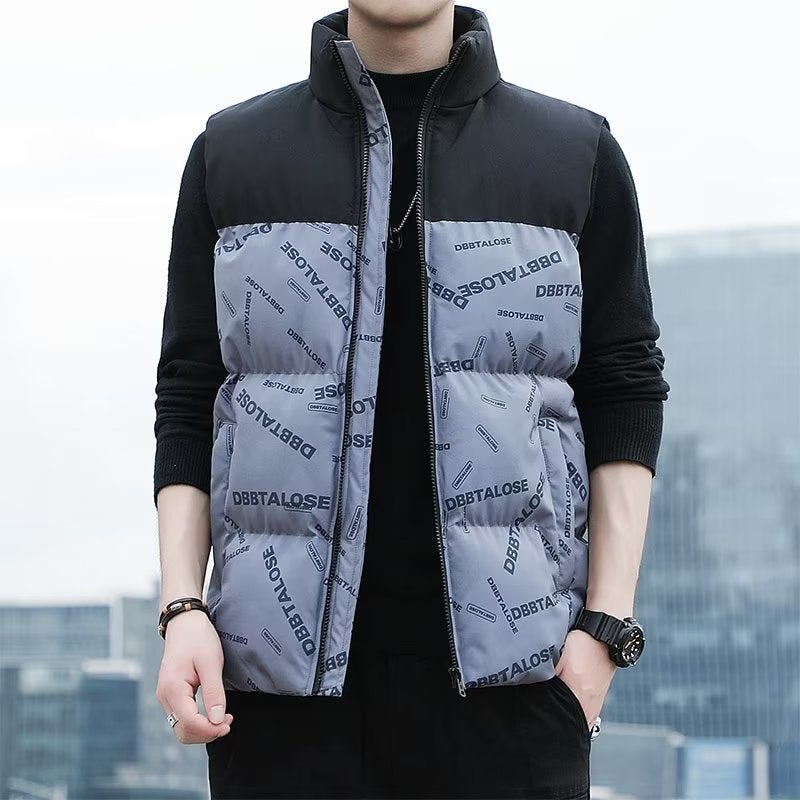 Down Cotton Men'S Vest Camouflage Winter Jacket Trendy Loose Versatile Cotton Coat Thick Warm Couple Outerwear - Image 5