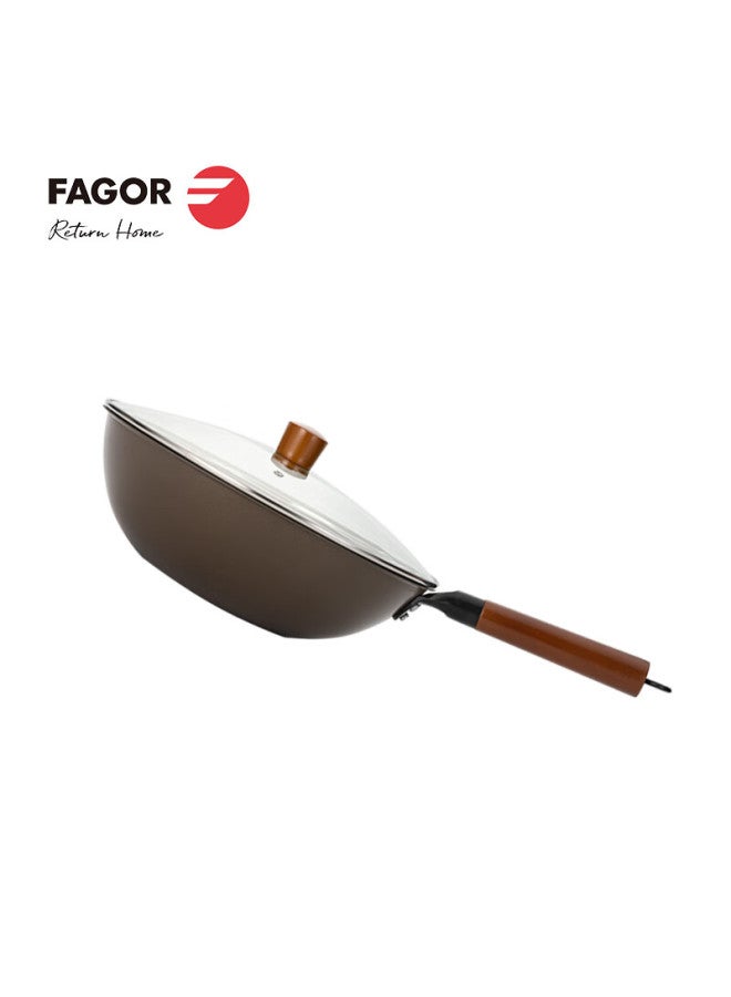 Fagor Titanium Crystal Ceramic Frying Pan Fg-htj3206 32cm Strong Magnetic Conductivity Durable High Temperature Resistant - Image 1