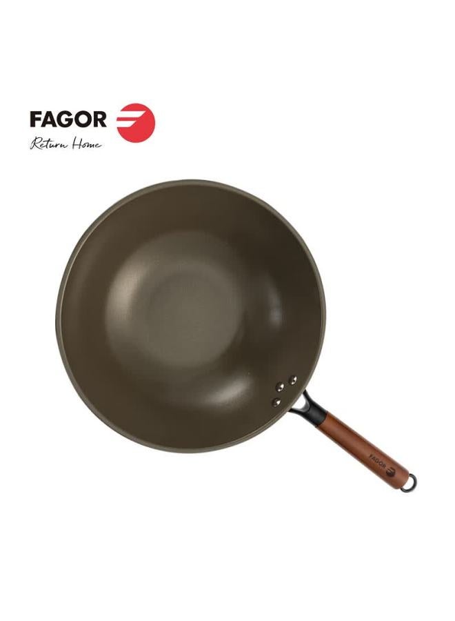 Fagor Titanium Crystal Ceramic Frying Pan Fg-htj3206 32cm Strong Magnetic Conductivity Durable High Temperature Resistant - Image 3