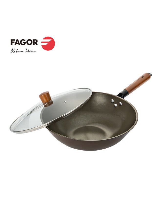 Fagor Titanium Crystal Ceramic Frying Pan Fg-htj3206 32cm Strong Magnetic Conductivity Durable High Temperature Resistant - Image 2