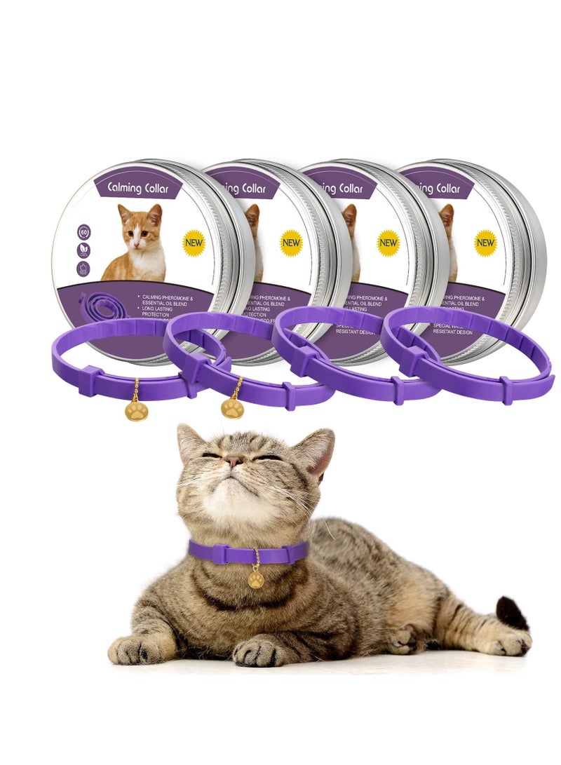 SOLARAE Calming Collar for Cats Pheromone for Efficient Cat Anxiety Relief up to 60 Days Treats Make Comfortable Relaxed - Image 1