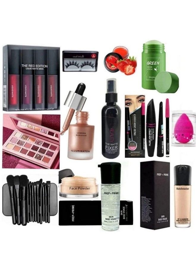 OROMAC - Oro Mac Bridal Makeup Combo Kit For Girls & Women All Parlour Products In 1 Box Pack Of 18 - Image 1