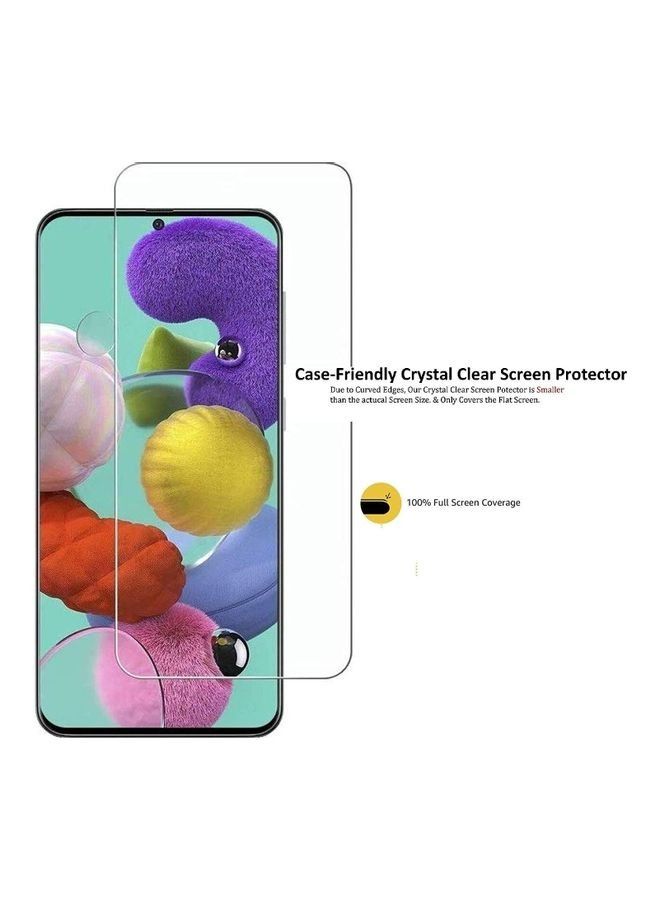 Tempered Glass Screen Protector for Samsung Galaxy M51 Clear - Image 2