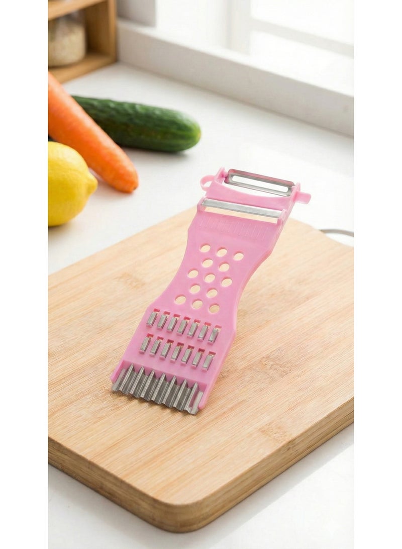 طقم مقشرات خضار وفاكهة متعددة الاستخدامات 4×1 – باكيت 4 قطع ألوان مختلفة – شفرات ستانلس ستيل - Image 5