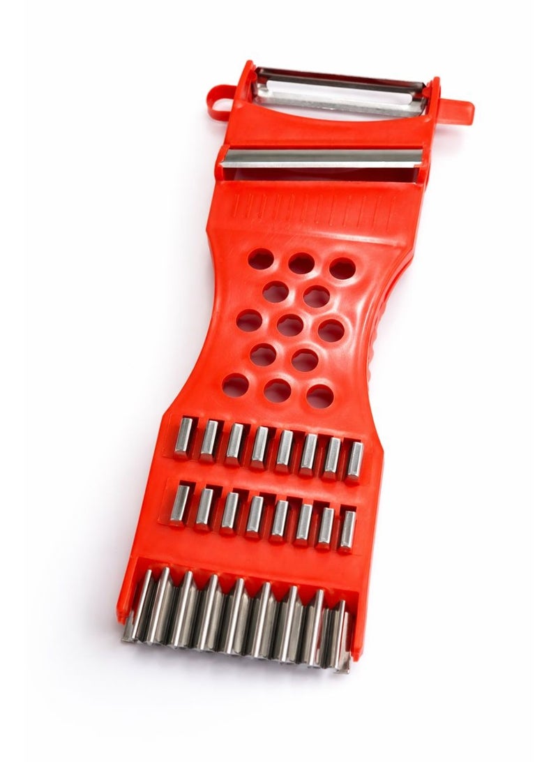 طقم مقشرات خضار وفاكهة متعددة الاستخدامات 4×1 – باكيت 4 قطع ألوان مختلفة – شفرات ستانلس ستيل - Image 4