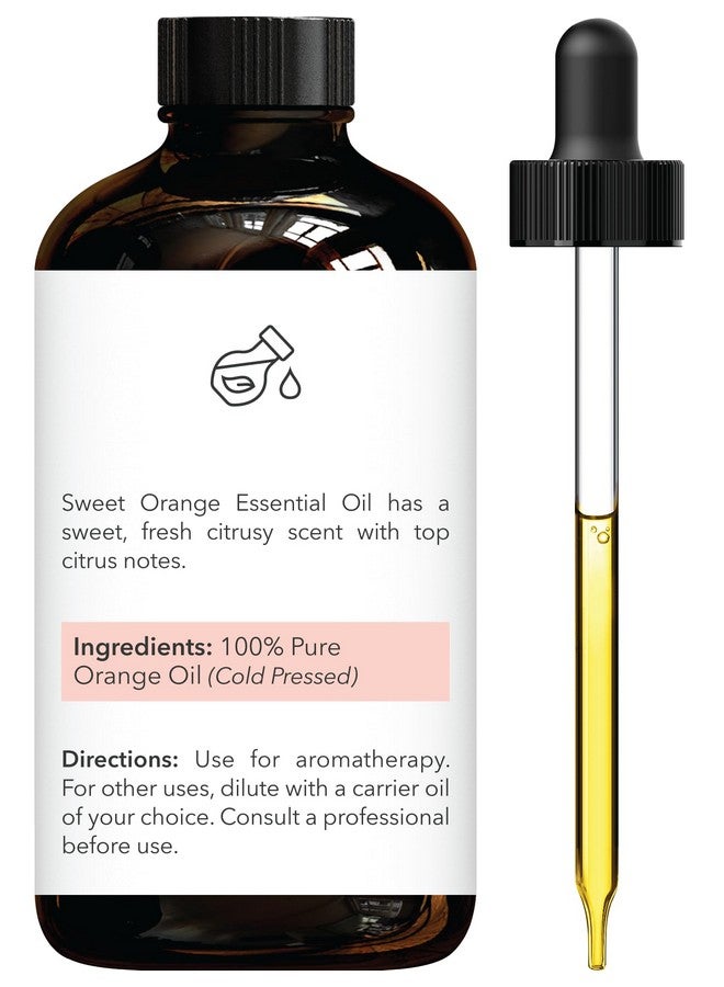 Brooklyn Botany Sweet Orange Essential Oil - Huge 4 Fl Oz - 100% Pure and Natural - Premium Grade with Dropper - for Aromatherapy and Diffuser - Image 2