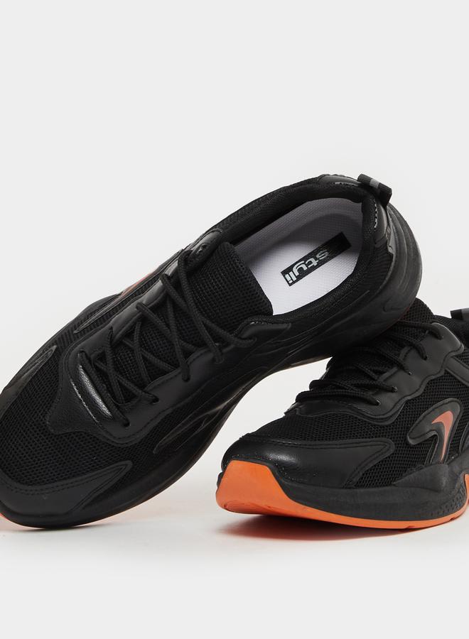 Styli Stitch Detail Chunky Sole Lace Up Sneakers - Image 3