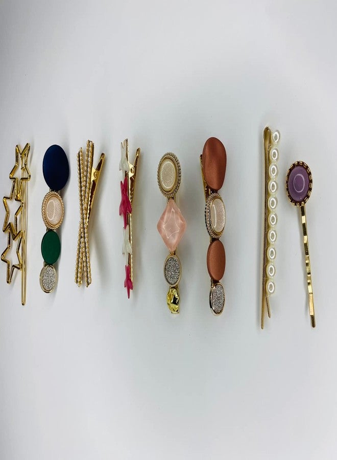 HOME13™ Stylish Korean Hair Clips Non Slip Metal Hair Clips Stylish HairPins For Women & Ladies Girls HeadWear Styling Hair Accessories(Matte Shine) - Image 5