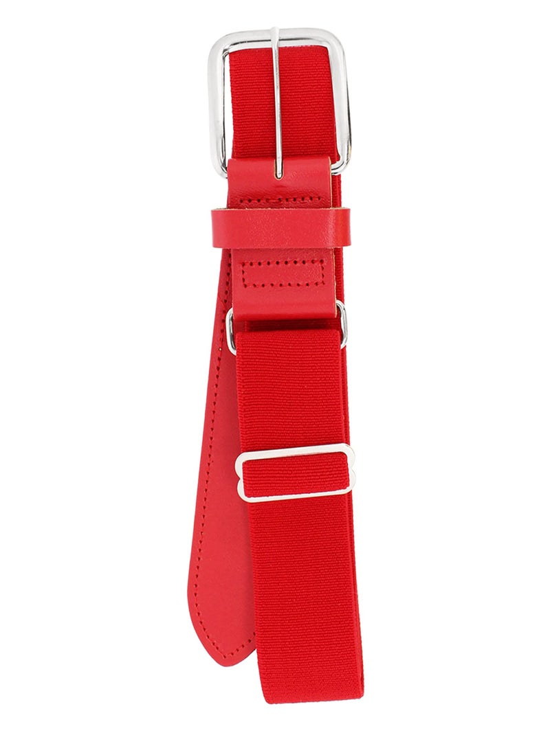 MadSportsStuff Performance Baseball Softball Belt (Adult, Scarlet) - Image 1