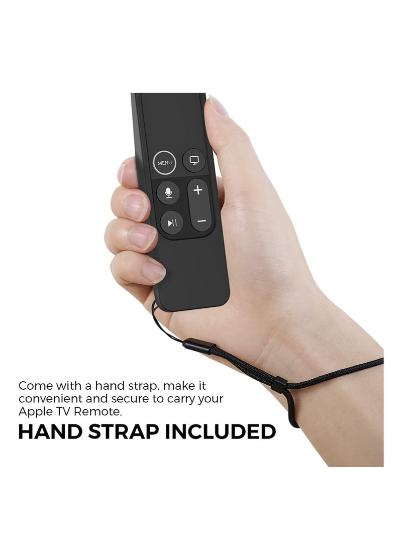 Zikra Protective Case for Apple TV Siri Remote [1st Gen] with AirTag Holder, Anti Slip Silicone Cover Compatible with for 2016 Apple TV HD and 2017 Apple TV 4K [1st Generation] - Image 4