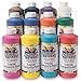 SS Worldwide Color Splash Liquid Tempera Bulk Paint Set of 12 in 11 Bright Colors 16oz EasyPour Squeeze Bottles For Arts Crafts School Classroom Poster Paint For Kids Adults NonToxic - Image 3