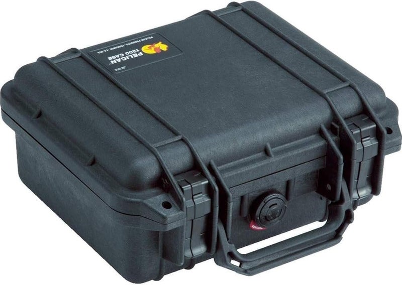 Pelican 1200 Case With Foam (Black) - Image 1