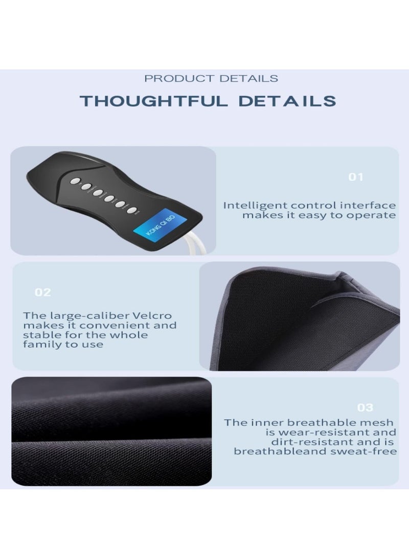 General Leg Massager for Pain Relief with Air Pressure and Heat for Foot, Leg, Thigh and Knee