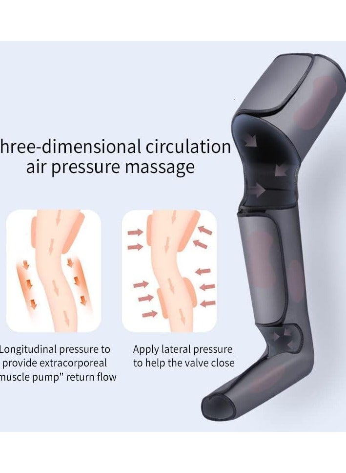 General Leg Massager for Pain Relief with Air Pressure and Heat for Foot, Leg, Thigh and Knee