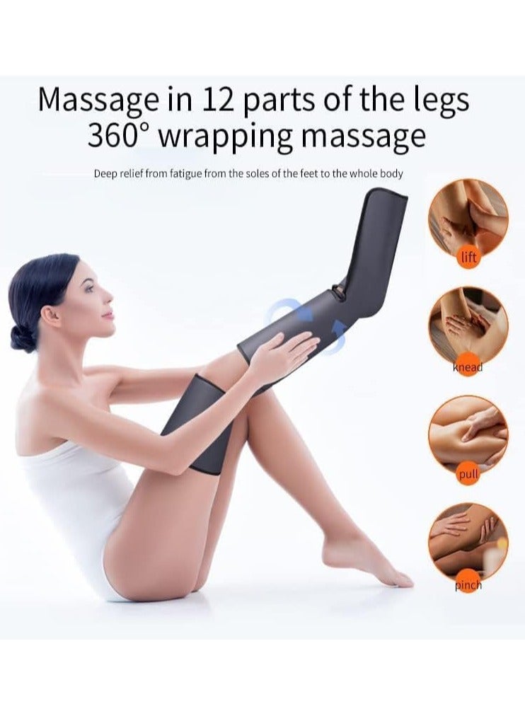 General Leg Massager for Pain Relief with Air Pressure and Heat for Foot, Leg, Thigh and Knee